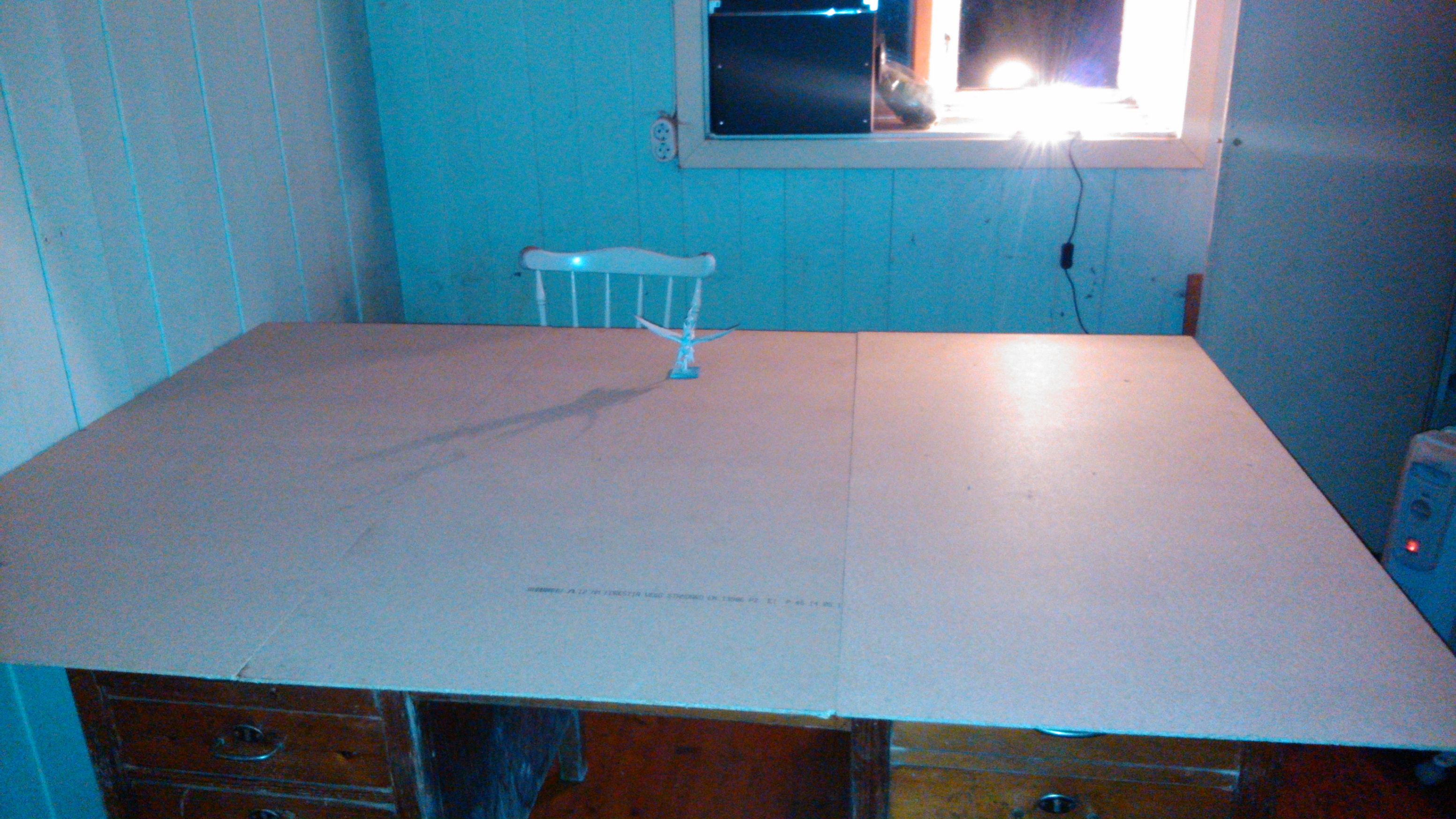 Before and after painting