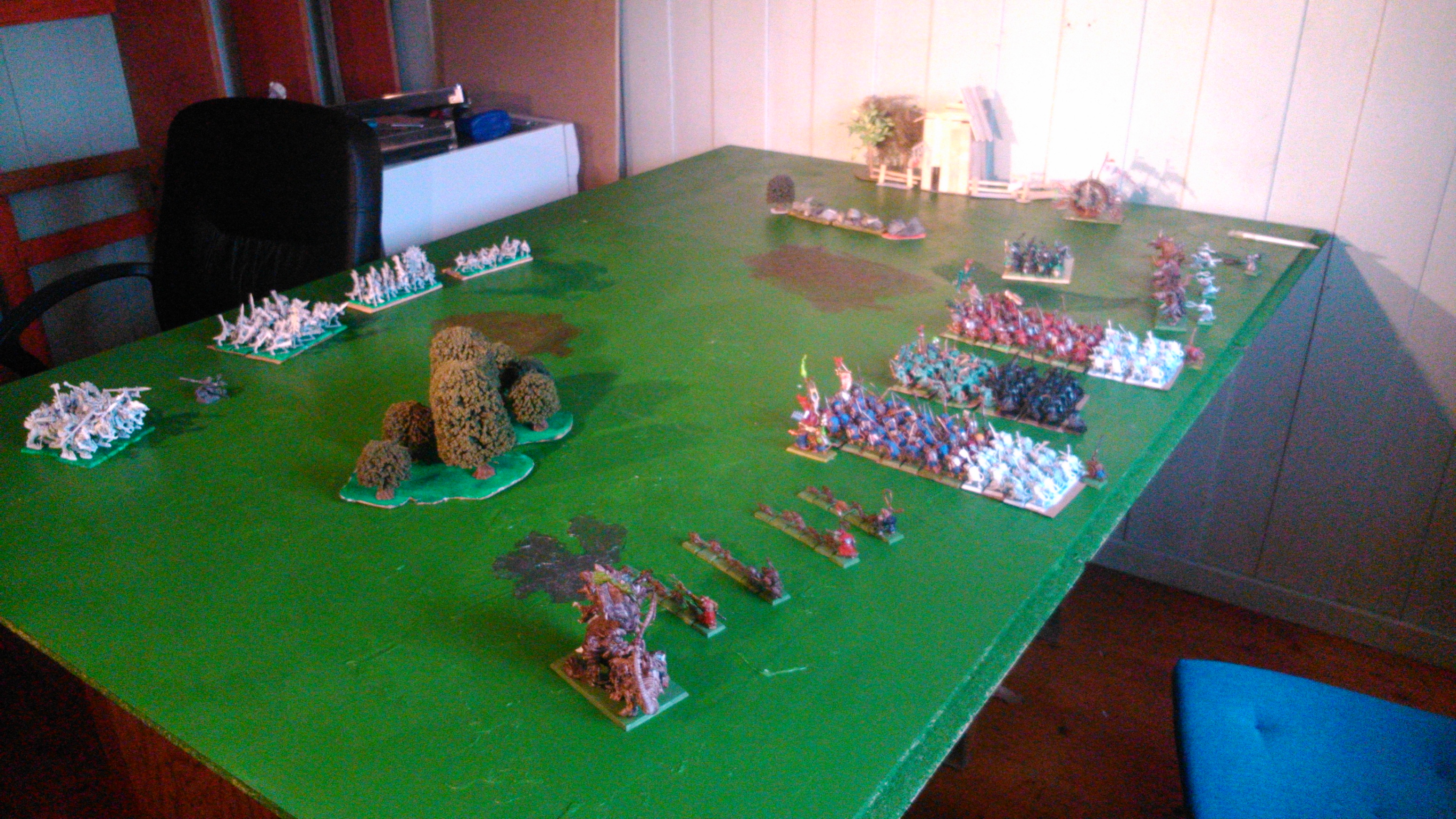 Before and after painting